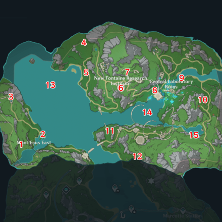 Genshin - Stabilizer Locations