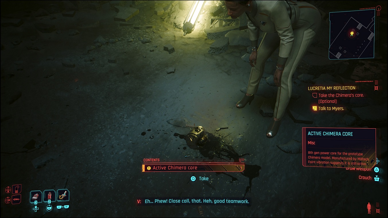 Cyberpunk - Chimera Core in Lucretia My Reflection