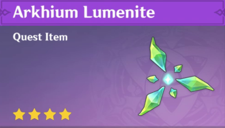 Genshin Impact - How to Get Arkhium Lumenite and Effects