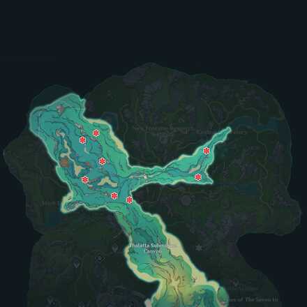 Genshin Impact - Underwater Meanies 4.1 Map Location