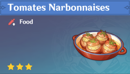 Genshin Impact - How to Get Tomates Narbonnaises and Effects