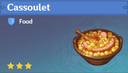 Genshin Impact - How to Get Cassoulet and Effects