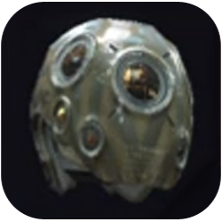 Scratched Heavy Netrunner Helmet