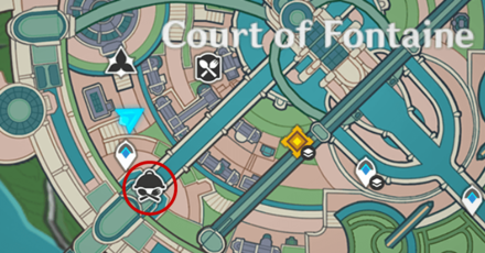 Genshin Impact - Hotel Debord Location