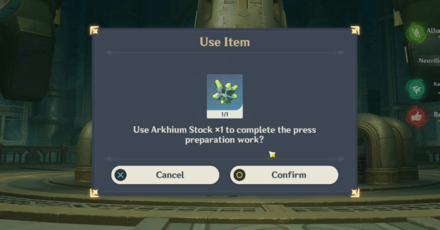 Genshin - Put the Arkhium Stock