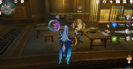 Genshin - Welfare Meals Map - Talk to Bran