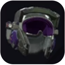 Scratched Helmet with Double Visor