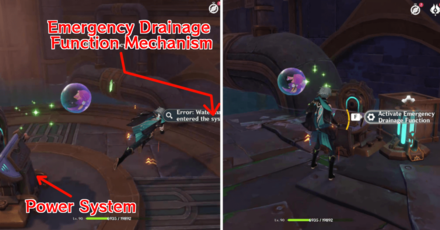 Genshin - Emergency Drainage Function
