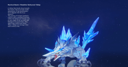 Genshin - Seven Dragon Sovereigns Lore and History - Rimebiter Bathysmal Vishap