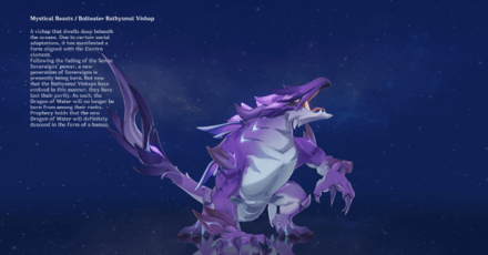 Genshin - Seven Dragon Sovereigns Lore and History - Bolteater Bathysmal Vishap