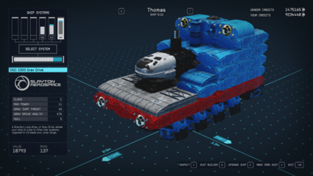 Starfield - Thomas the Tank Engine With Stats