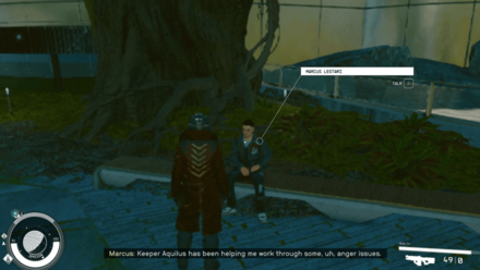 Starfield - Talk to Marcus Lestari Outside of Sanctum Universum