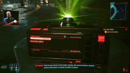 Cyberpunk 2077 - Call Mr Hands then Go to the Black Sapphire