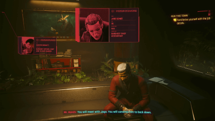 Cyberpunk 2077 - Meet up with Mr. Hands