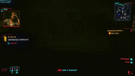 Cyberpunk 2077 - Talk to Alex