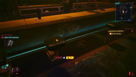 Cyberpunk 2077 - Sit by the Bar