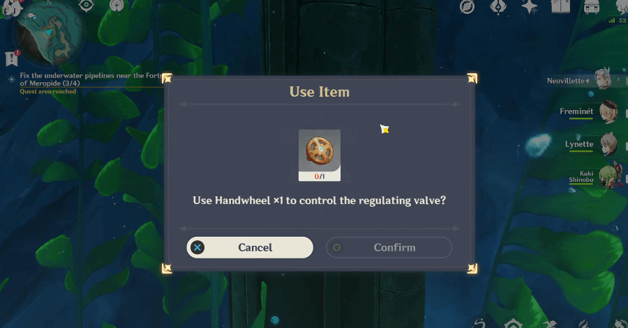 Genshin - How to use handwheel