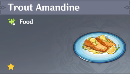 Genshin Impact - How to Get Trout Amandine and Effects