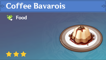 Genshin Impact - How to Get Coffee Bavarois and Effects