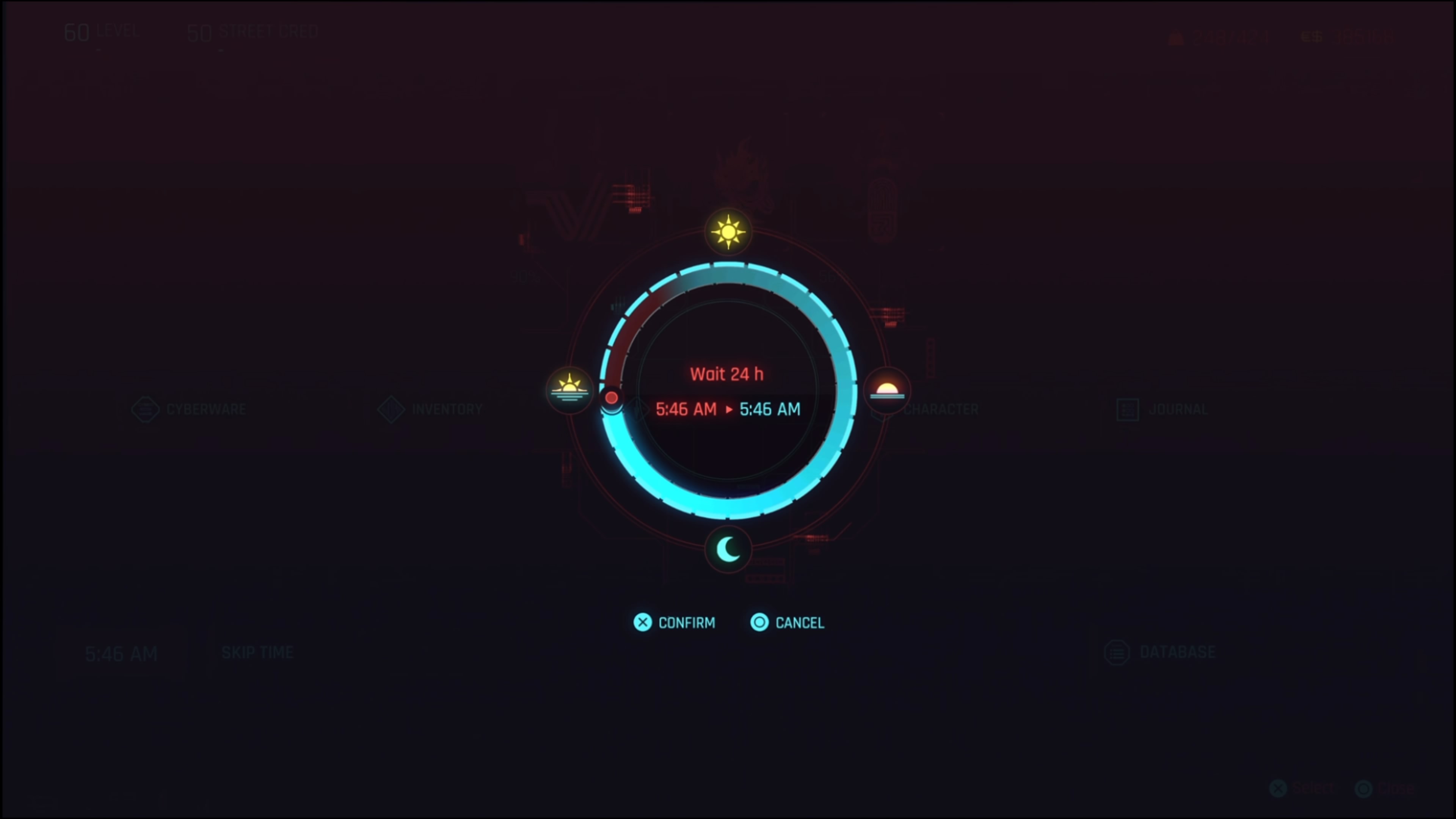 Cyberpunk - skip time