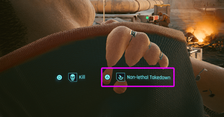 Cyberpunk 2077 Phantom Liberty - Non-Lethal Takedown