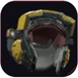 Sweat-Stained Lacquered Helmet