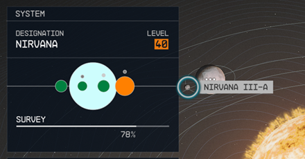 Starfield - Nirvana III-a Planet Location