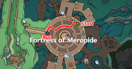 Genshin Impact - To The Starts Shining in the Depths - Get to the Rumored Pipes Map