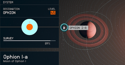 Starfield - Ophion I-a Planet Location