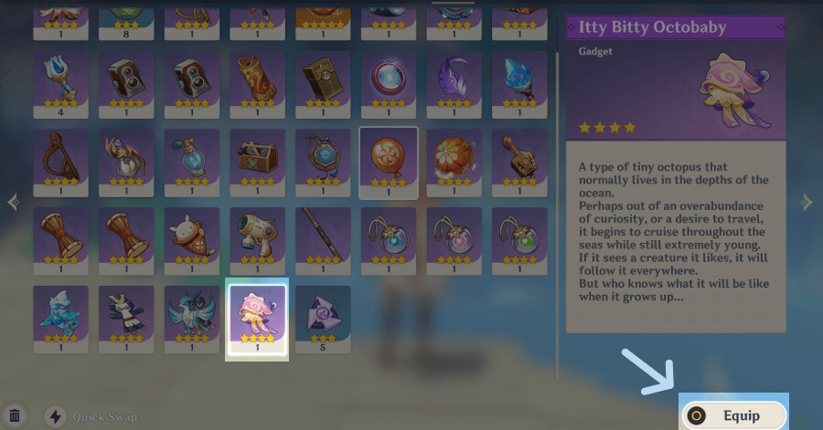 Genshin - How to Use Itty Bitty Octobaby