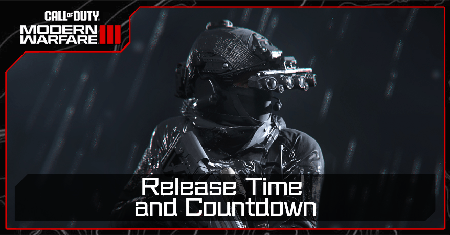 Modern Warfare 3 - Release Time and Countdown