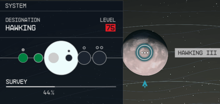 Starfield - Hawking III Planet Location