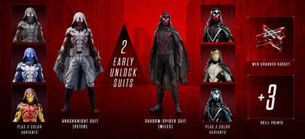 Spider-Man 2 - 2 Early Unlock Suit Pre-Order Bonus