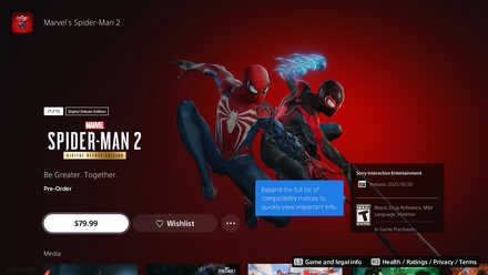 Pre-Order Spider-Man 2 Playstation Store