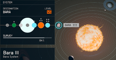 Starfield - Bara III Planet Location