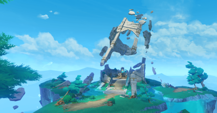 Genshin - Fontaine Viewpoint - The Wreck of Shattered Dreams