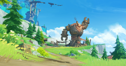 Genshin - Fontaine Viewpoint - Scattered References