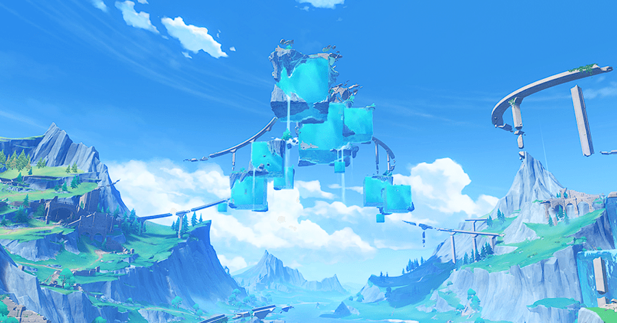 Genshin - Fontaine Viewpoint - The Remnants of Brilliant Wisdom