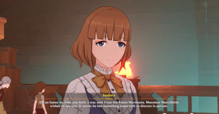 Genshin Impact - A Tea Party Most Thorny - Talk to Isadora