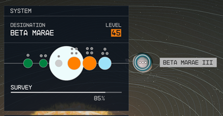 Starfield - Beta Marae III Planet Location
