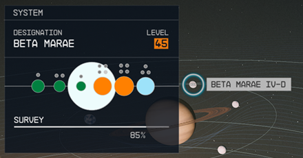 Starfield - Beta Marae IV-d Planet Location
