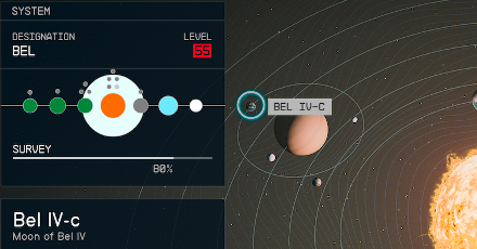 Starfield - Bel IV-c Planet Location
