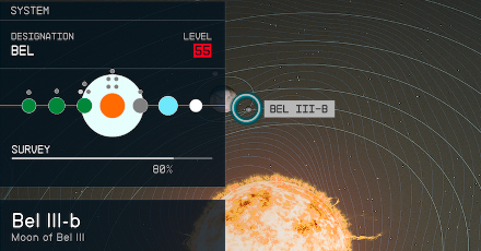 Starfield - Bel III-b Planet Location