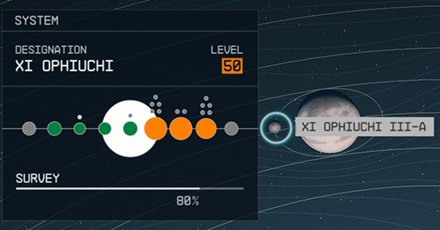 Starfield - Xi Ophiuchi III-a Planet Location