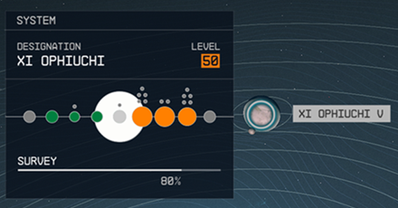 Starfield - Xi Ophiuchi V Planet Location