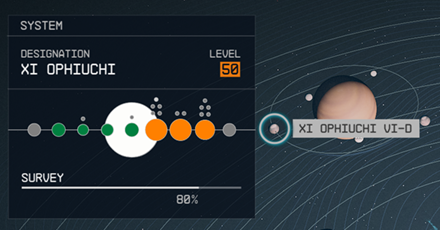 Starfield - Xi Ophiuchi VI-d Planet Location