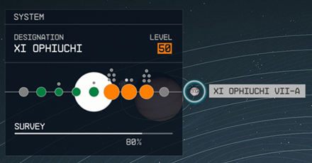 Starfield - Xi Ophiuchi VII-a Planet Location