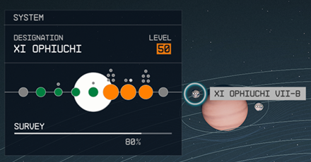 Starfield - Xi Ophiuchi VII-b Planet Location