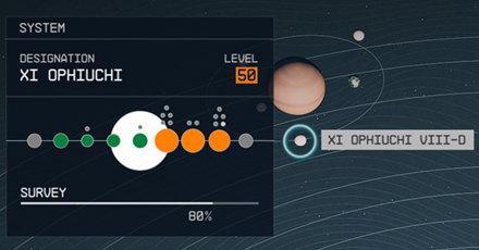 Starfield - Xi Ophiuchi VIII-d Planet Location