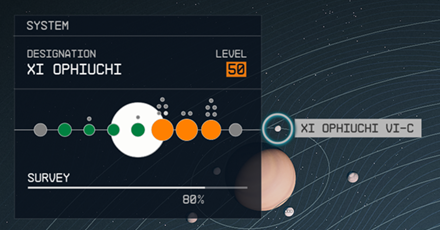 Starfield - Xi Ophiuchi VI-c Planet Location